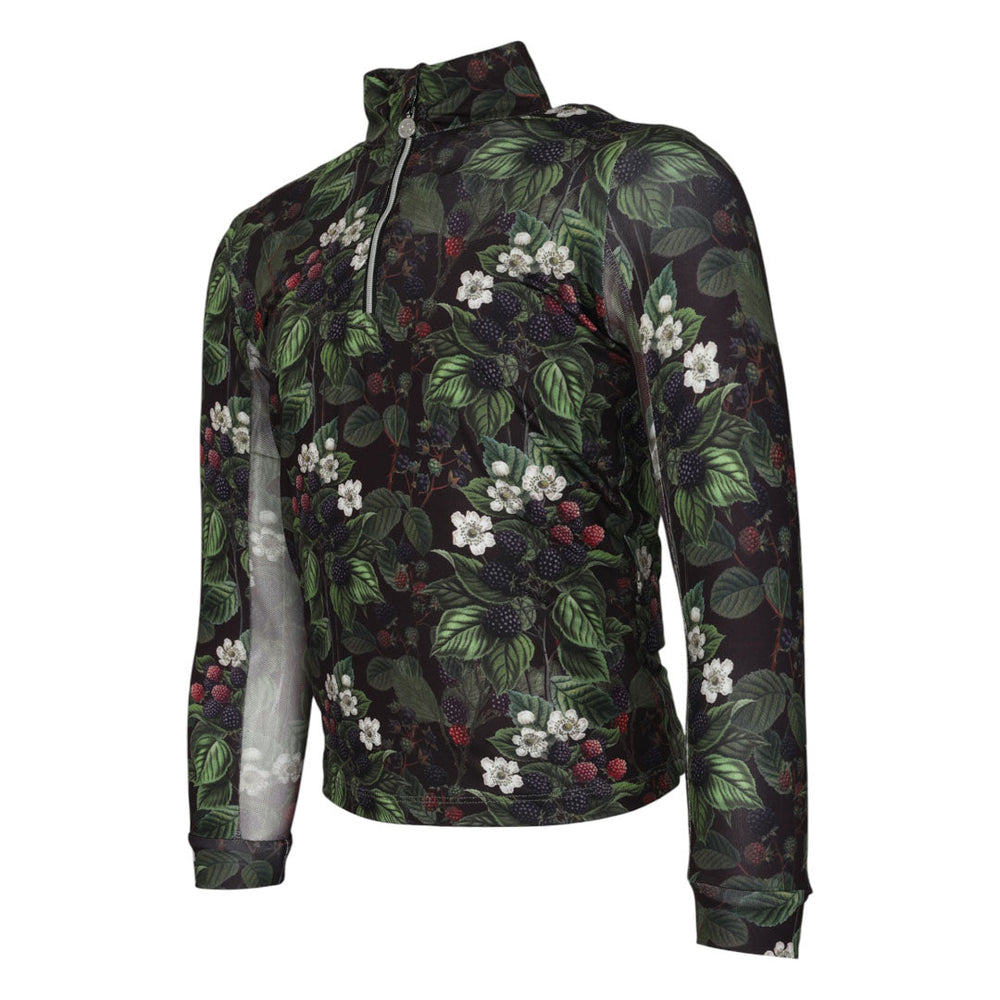 Dapplebay Blackberry Daze Kid's 1/4 Zip Riding Top