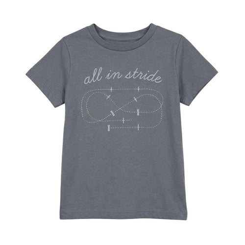 Dapplebay Kids All In Stride Tee-Moonrise