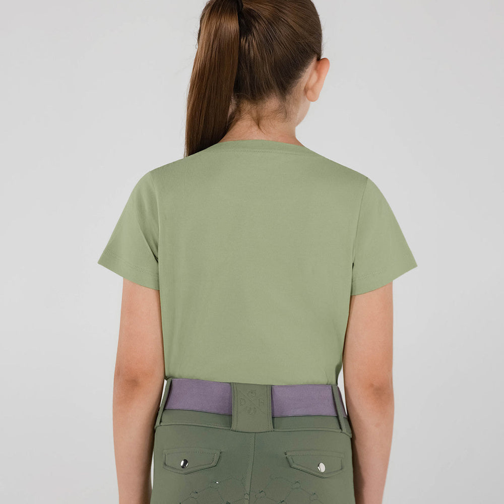 Dapplebay Kids Equestrian Athletic Club Tee-Sage