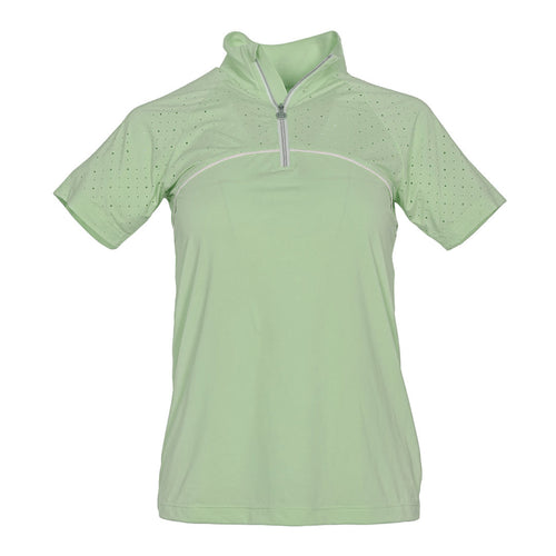 Dapplebay Lady 1/4 Zip Aircut SS Riding Top-Sage