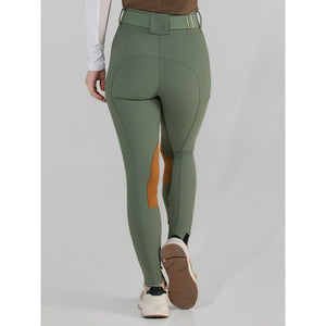 Dapplebay Sport Suede Knee Patch Breeches-Rosemary