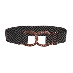 Dapplebay Horse Shoe Belt- Key-Graphite
