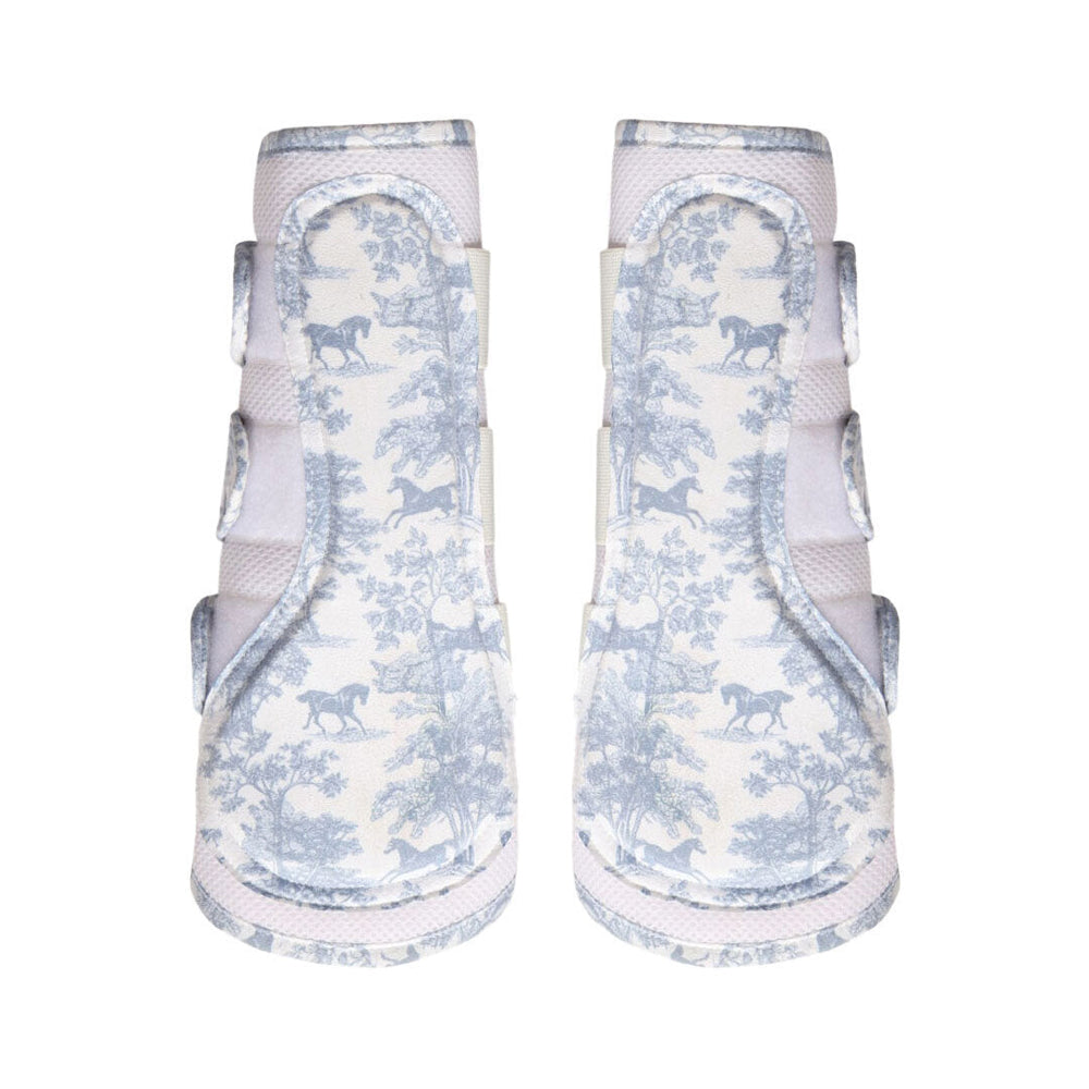 Dapplebay Equestrian Toile Airflow Brush Boots-Moonrise