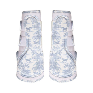 Dapplebay Equestrian Toile Airflow Brush Boots-Moonrise