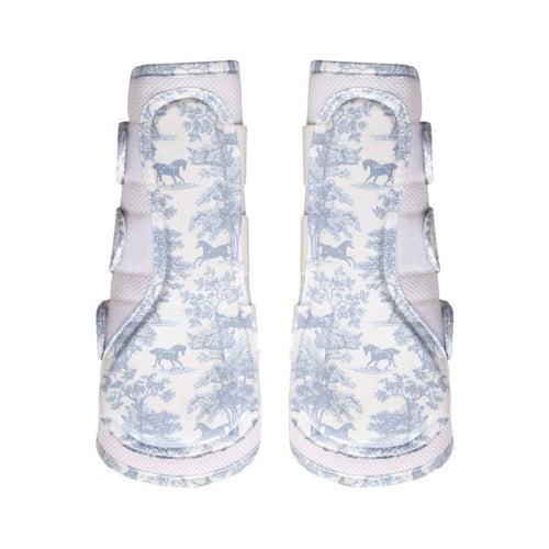 Dapplebay Equestrian Toile Airflow Brush Boots-Moonrise