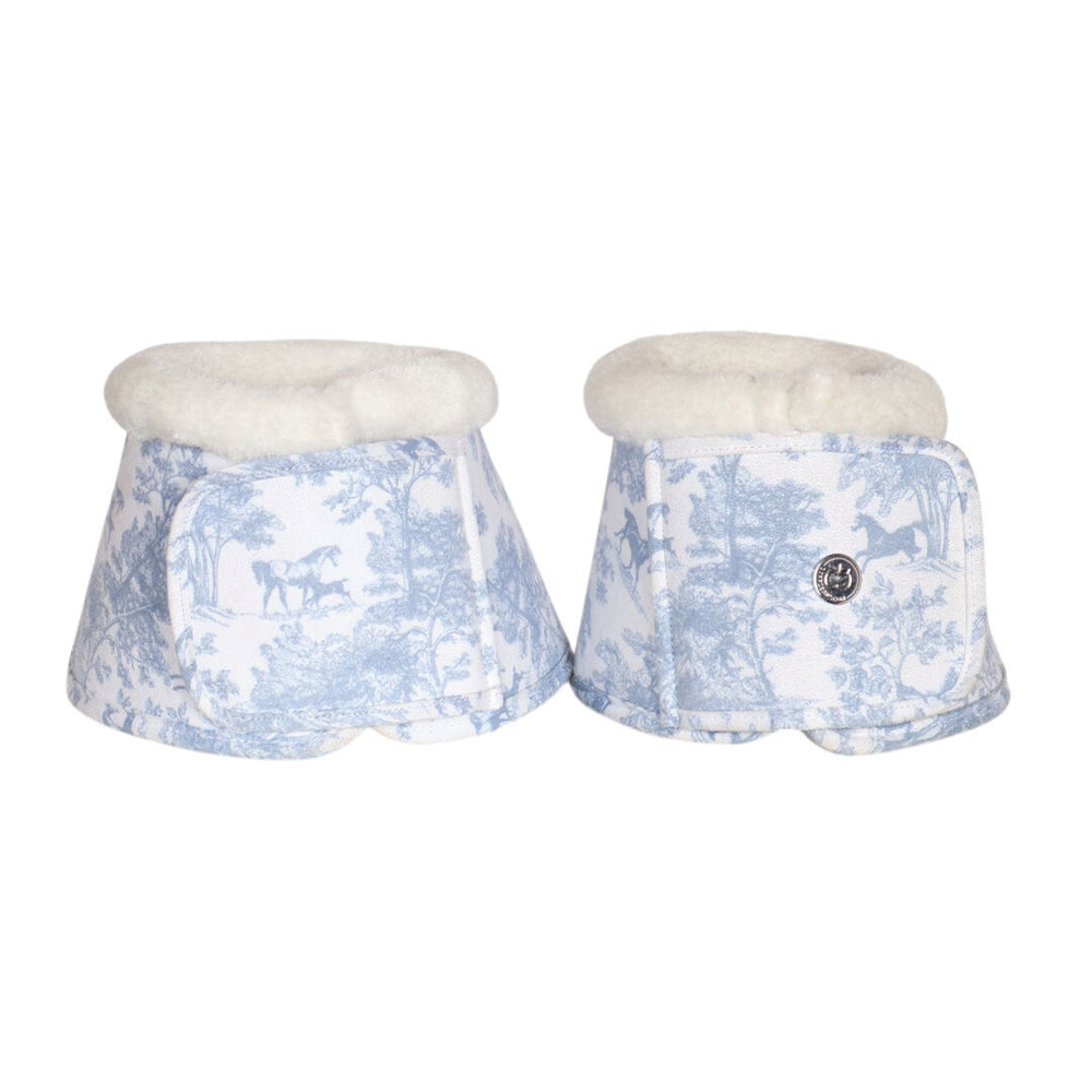 Dapplebay Equestrian Toile ProTech Bell Boots-Moonrise