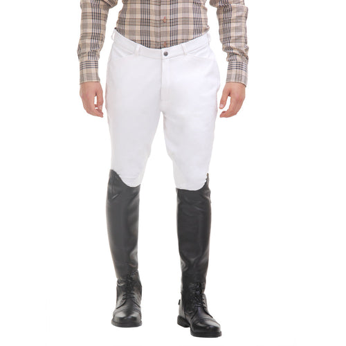 TuffRider Men's Micro Cord Patrol Knee Patch Breeches