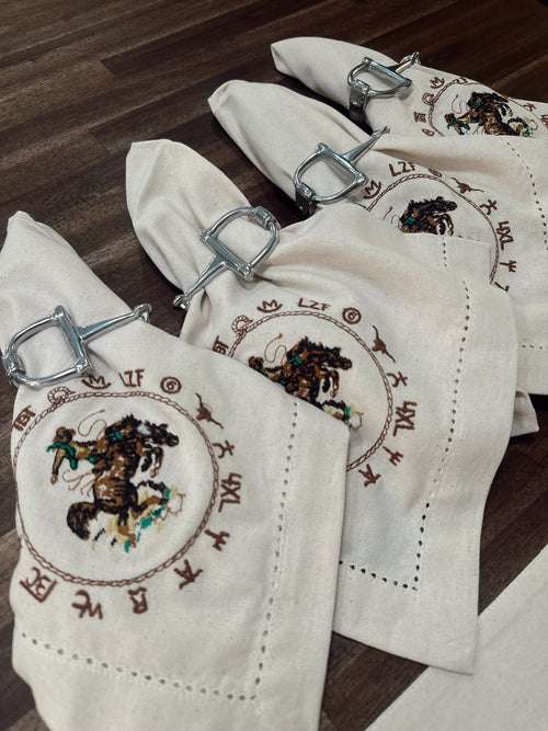 The Horse Bit Napkin Ring Set