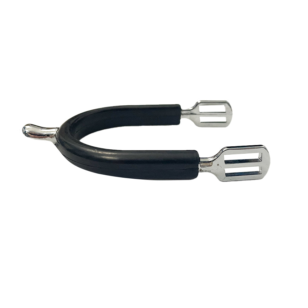 TuffRider  Rubber Covered Spurs With Strap- 20mm