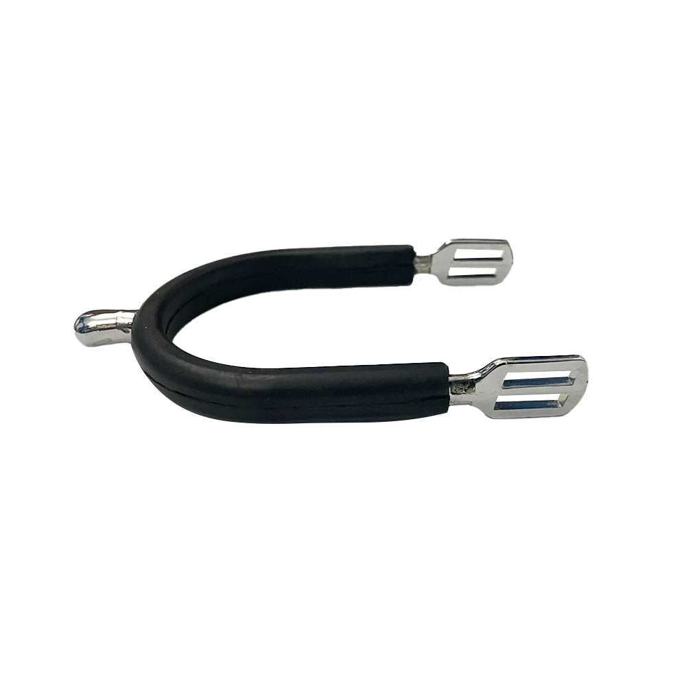 TuffRider Rubber Covered Spurs With Strap- 20 mm