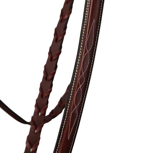 Huntley Equestrian Fancy Stitched Schooling Laced Reins