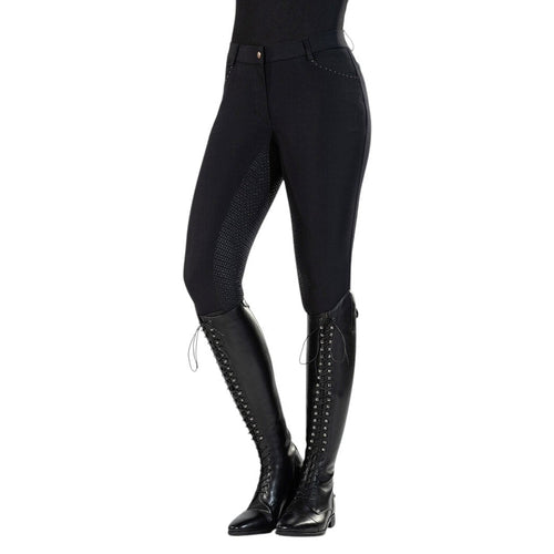HKM Rosegold Glamour Ladies Riding Breeches Style S.F. Seat