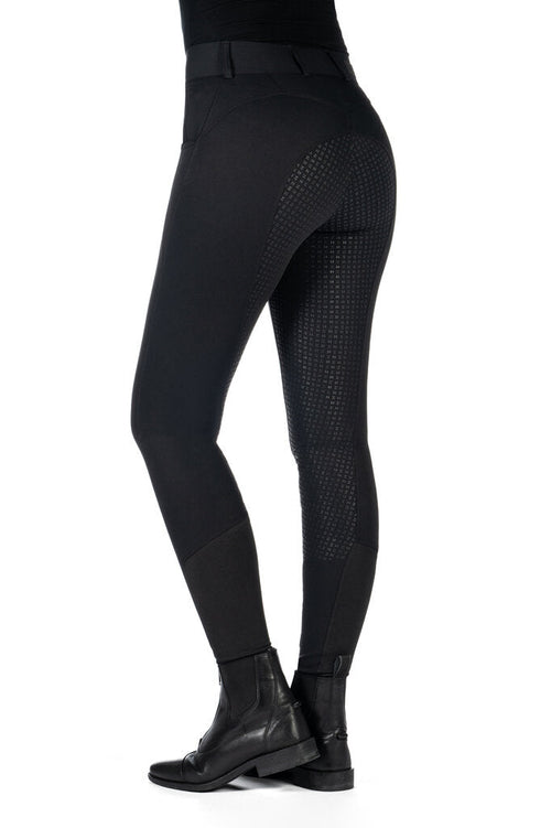 HKM Ari Mid Rise- Sil. Full Seat Ladies Riding Breeches