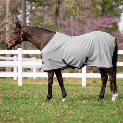 Miller's Fly sheet - Gray with Royal Trim