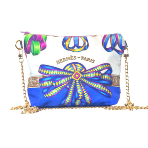 Rubans du Cheval Blanc Vintage Silk Scarf Crossbody Bag