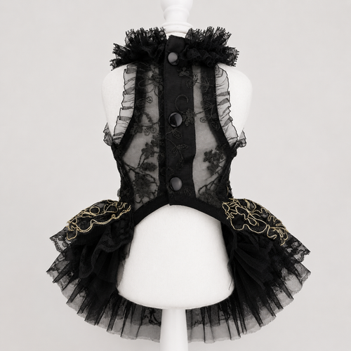 Handmade Princess Puppy Outfit Lace Tutu