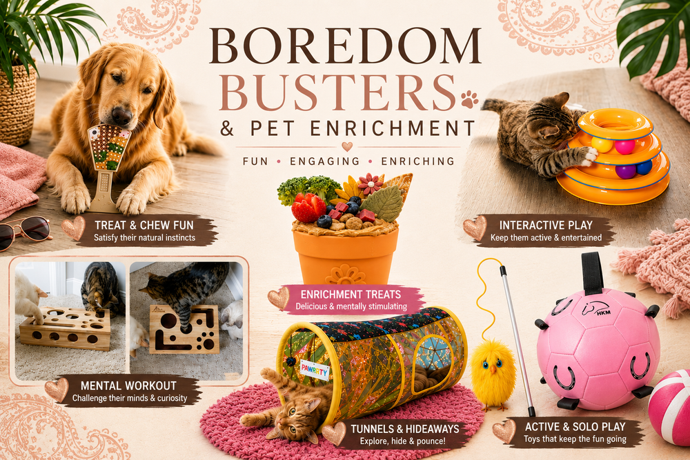Boredom Busters & Pet Enrichment