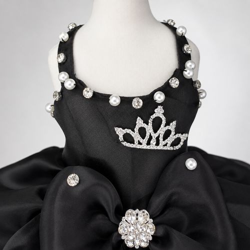 Pet Dress Pearl Diamond Crown 2 Colors