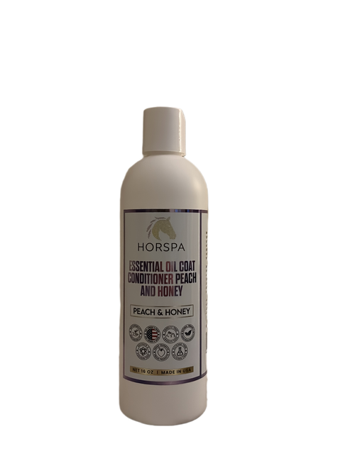 Essential Oil Coat Conditioner Peach and Honey with Sponge applicator