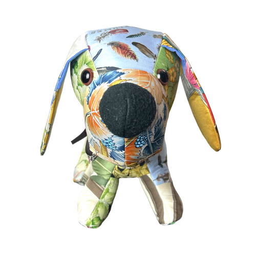 Vintage Silk Scarf Loyal Puppy