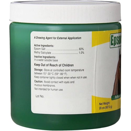 Durvet Epsom Salt Poultice Gel for Horse Muscle Joint Hoof Care 20 oz.