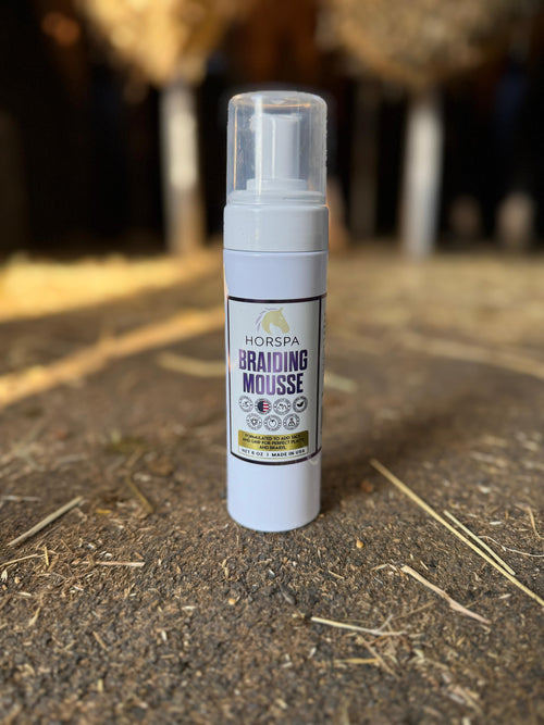 Braiding Mousse  6 oz white bottle
