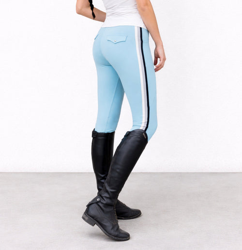 Neon Spur Grand Prix Silicone Knee Patch Breeches