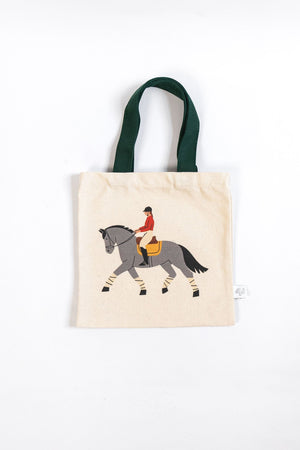Horse Mini Tote Bag Set – 3-Pack Equestrian Kids Totes | Pony Party Favor Bags | Cute Horse Gifts for Girls