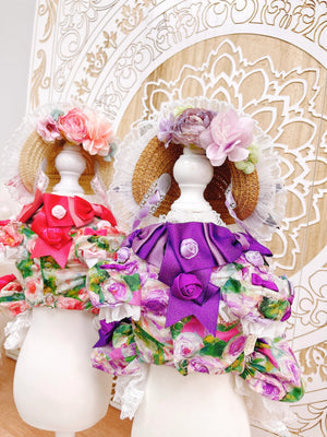 High quality handmade dog dresses Queen Victoria
