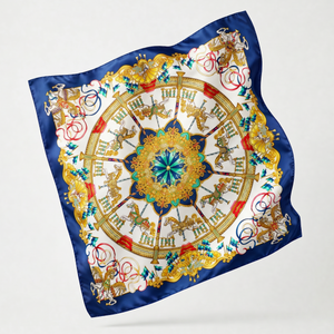Luna Park Vintage Scarf Travel Tissue Pouch