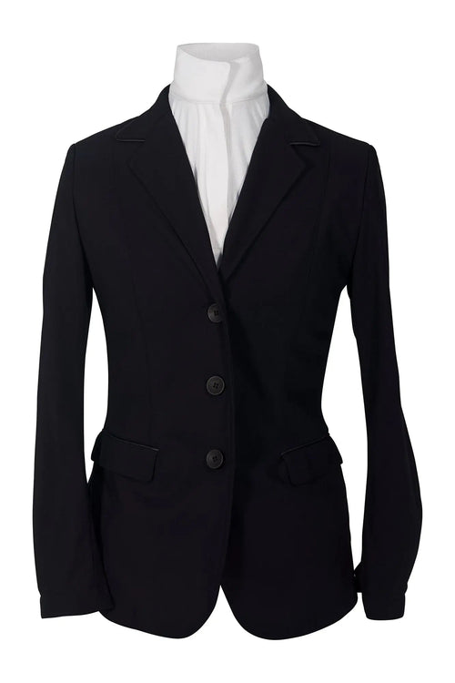 Grand Prix Saltare Dolce 3 Button Riding Show Jacket, Black