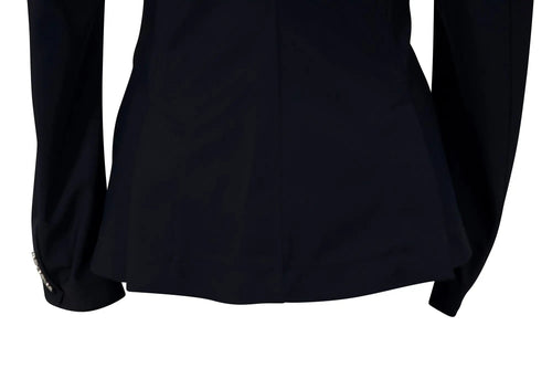 Grand Prix Saltare Premio 4 Button Riding Show Coat, Navy with Black