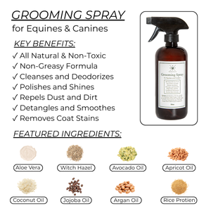 Grooming Spray - for Dogs & Horses
