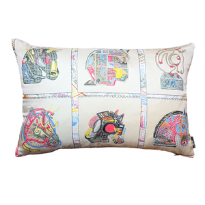 Chevaloscope Vintage Silk Scarf Pillows