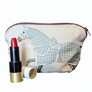 Couvertures et Tenues du Jour George V Vintage Silk Scarf Beauty Bag