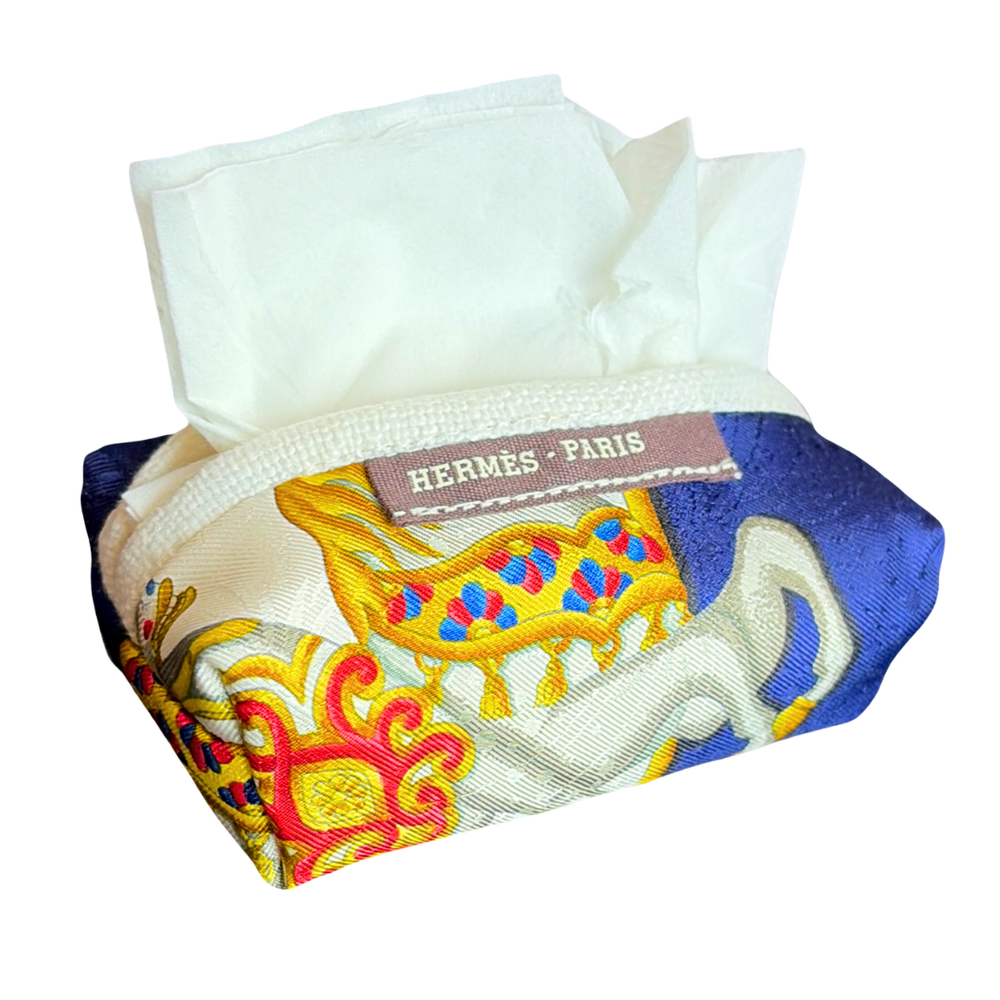 Luna Park Vintage Scarf Travel Tissue Pouch