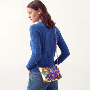 Rubans du Cheval Blanc Vintage Silk Scarf Crossbody Bag