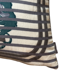 Brides de Gala Bayadere Vintage Cashmere & Silk Scarf Pillow 24"
