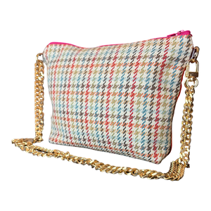 Couvertures et Tenues du Jour Orange Vintage Scarf Crossbody Bag