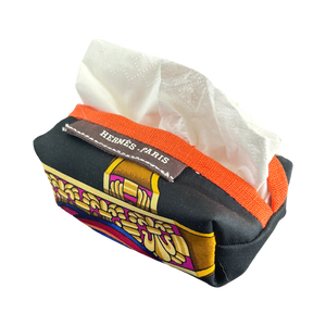 Rubans du Cheval Noir Vintage Scarf Travel Tissue Pouch