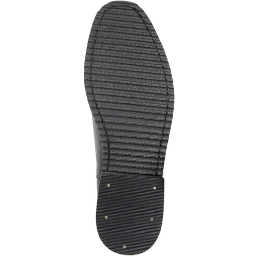 Huntley Equestrian Adult Classic Black Leather Zipper Paddock Boot