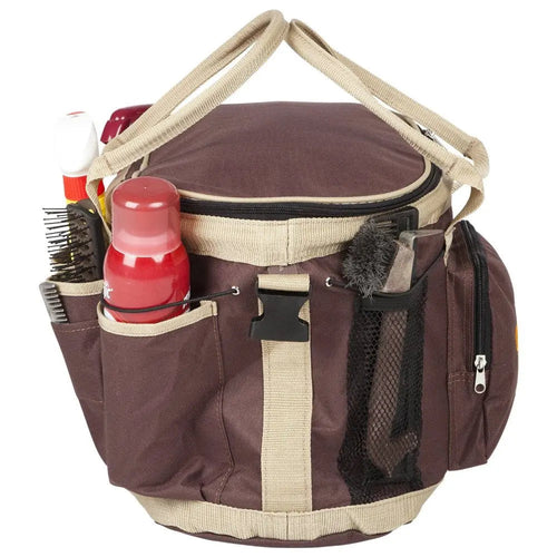Equestrian Deluxe Grooming Bag, Brown