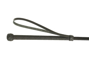 Huntley Equestrian English Riding Crop with Handle, 26" Inches, Black