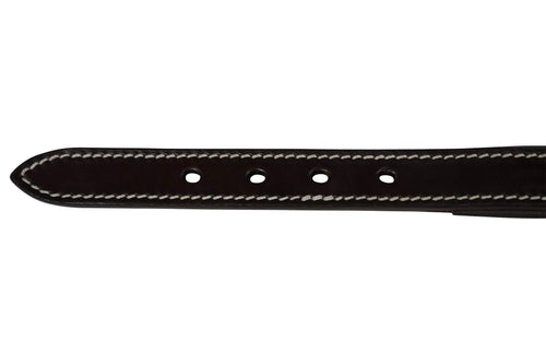 Huntley Equestrian Fancy Stitched Leather Halter Replacement Crown Piece