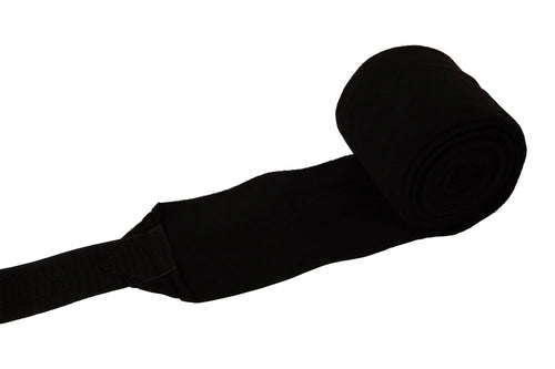 Huntley Equestrian Polo Fleece Wraps, Set of 4, Black