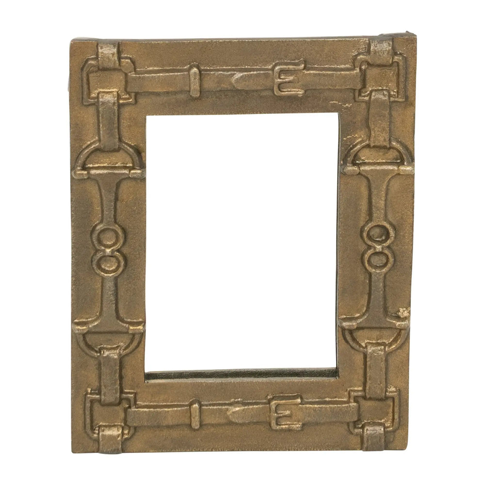 Huntley Equestrian Rectangle Mirror with Decorative Bits