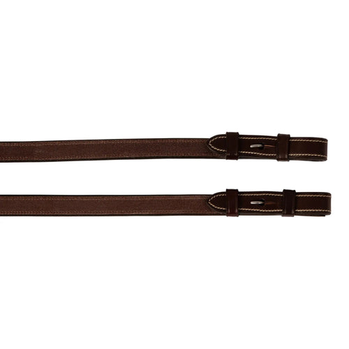 Huntley Equestrian Sedgwick Fancy Stitched Square Raised Laced Reins