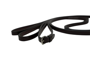 Huntley Equestrian Sedgwick Leather Draw Reins With Loop Ends