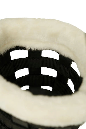 Huntley Fleece Padded Nylon Grazing Muzzle, Black