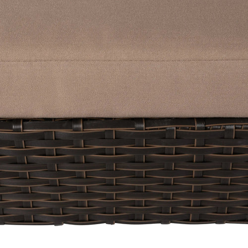 Huntley Pet Rattan Wicker Indoor Outdoor Cabana Raised Pet Bed